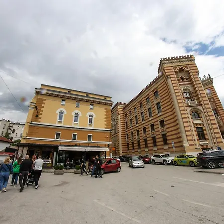 Apartman Vijecnica Urban Nest Szarajevó